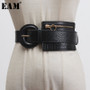 Mini-bag Multicolor Stitch Buckle Leather Personality belt Women Fashion Tide All-match