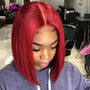 Short Lace Front Human Hair Wigs Brazilian Remy Ombre Wigs