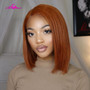 Short Lace Front Human Hair Wigs Brazilian Remy Ombre Wigs