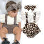 Baby girl rompers with head bow