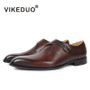 Vikeduo 2020 Handmade Designer Vintage Fashion Luxury Casual Wedding Party Brand Male Shoe Genuine Leather Mens Monk Dress Shoes|shoes brand|shoes brand designershoes designer