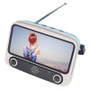 Retro Mini Bluetooth Speaker Mobile Phone Movies TV Holder Music Player Portable Wireless Sound Box for U Disk TF Card