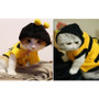 1Pcs Pet Clothes Cute Bees Dog Cat Clothes Soft Fleece Teddy Poodle Dog Clothing Pet Product Supplies Accessories 7z-ca217