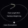 Poputton Female Transparent Fishing Line Necklace Silver Invisible Chain Necklace Women Rhinestone Choker Necklace Collier Femme