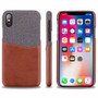 Luxury Wallet Case for iPhone X XS MAX XR Card holder Slot Ultra Grip Canvas Cover for iPhone X 9 8 7 6 6s Plus Leather Cases