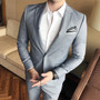 Mens Wedding Suits Tuxedo Set Slim Fit Man Suits Brand Blazer Masculino Dress Suit For Men ukraine  Groom wedding dress