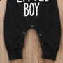 2017 Brand New Fashion Newborn Toddler Infant Baby Boys Romper Long Sleeve Jumpsuit Playsuit Little Boy Outfits Black Clothes