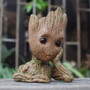 Guardians of The Galaxy Flowerpot Baby Action Figures Cute Model Toy Pen Pot Best Christmas Gifts For Kids Home Decoration