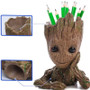 Guardians of The Galaxy Flowerpot Baby Action Figures Cute Model Toy Pen Pot Best Christmas Gifts For Kids Home Decoration
