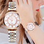 Luxury Crystal Women Bracelet Watches Top Brand Fashion Diamond Ladies Quartz Watch Steel Female Wristwatch