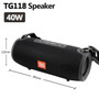 High Power 20W/40W Waterproof Bluetooth Speaker Supports Plug & Play, USB, AUX, TF Card