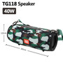 High Power 20W/40W Waterproof Bluetooth Speaker Supports Plug & Play, USB, AUX, TF Card