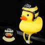 Safety First Warning Light Duck with Helmet