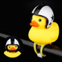 Safety First Warning Light Duck with Helmet