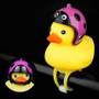 Safety First Warning Light Duck with Helmet