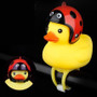 Safety First Warning Light Duck with Helmet