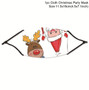 FENGRISE Christmas Mask Elk Merry Christmas Decorations For Home 2020 Christmas Ornament Xmas Navidad Gifts New Year 2021