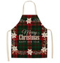 Christmas Cotton Linen Kitchen Aprons