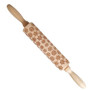 Big Selection of Wooden Christmas Embossing Rolling Pins