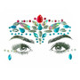 3D Women Face Gems Glitter Rhinestone Rave Festival Jewels Crystals Face Sticker Eyes Face Body Temporary Tattoo Makeup Stickers