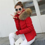 Winter Womens  Parkas Gloves warm detachable