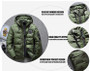 Winter Feather  Hooded camouflage parkas