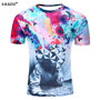 3D Printed Short Sleeve Creative T-Shirt