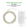 2M 5M 10M LED String lights Silver Wire Christmas Garlands Festoon led Fairy Light Christmas Decorations for Home Room Tree