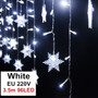 Curtain Fairy String Light LED Christmas Decorations for Home Garland Xmas Light Christmas New Year 2021 Navidad Ornament Gift