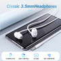 Universal Stereo Bass Earphone Headphone 3.5mm with Microphone Wired Control Gaming Headset For Samsung Xiaomi Sports In-ear MP3