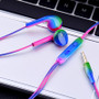Sport Headsets Bass Gradient Wired In Ear Phones Headphone Head Phones with Mic Music Earphones for Mobile Phone Computer PC