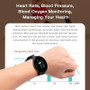 Smart Watch D18 Fitness Watches Heart Rate Monitor Blood Pressure Blood Oxygen Measurement for IOS Android phone