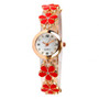 Wrist Watches for Women Rhinestone Flower Band Round Dial Analog Quartz Wristwatch Women Wristwatches for Ladies montre femme