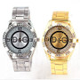 Zegarek damski New DQG Fashion Brand Watch Luxury Crystal  quartz women watches Gold Silver Stainless ladies dress watch  Reloj