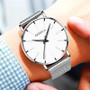 Watch Men Watch Men 2020 Ultra-Thin Business Men Watches Quartz Stainless Steel Band Wrist Watch Male Clock relogio masculino