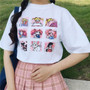 Sailor Moon T-Shirt Harajuku Cartoon Top #JU2399