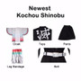 Kochou Shinobu Kimono Costume Demon Slayer Anime Cosplay #JU2663