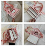 Sweet Heart and Bow Handbag Kawaii Messenger Bag #JU2620