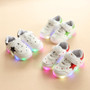 Toddler Girls Starred Light Up Sneakers