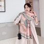 Fashion Scarf Women Cashmere Warm Pashmina Luxury Scarves Thick Soft Bufanda