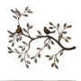 Tree and bird metal wall decor, Garden art