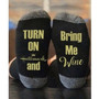 1Pair Hallmark Movies Soft Socks Christmas Letters Printed Women Winter Warm Socks Gifts NGD88