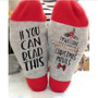 1Pair Hallmark Movies Soft Socks Christmas Letters Printed Women Winter Warm Socks Gifts NGD88