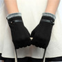 Winter Warm Bow Soft Wrist Gloves