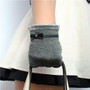 Winter Warm Bow Soft Wrist Gloves