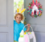 Easter Bunny Door Ornament