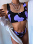 2020 New Cow Print High Waist Bikinis Swimwear Women High Leg Bikini Set Swimsuits Spring Summer Female Swimming Suit Beachwear