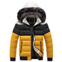 Winter Jacket Men 2020 Fashion Fur Collar Male Padded Parka Mens Patchwork Thick Jackets and Coats Man Windbreaker Parkas M-5XL