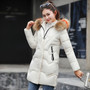 Winter Jacket Women Cotton Coat 2020 New Thick Warm Women Hooded Parka Female Outerwear Women Fashion Big Fur Collar Down Jacket