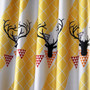 Nordic Geometric Curtains for Living Room Yellow Blackout Cloth for Bedroom Window Screen Tulle Drape Blinds Fashion X683#40